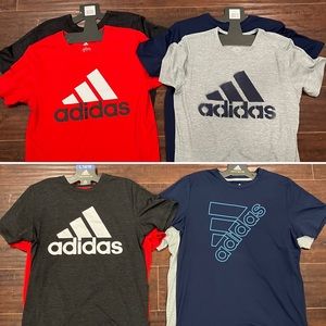2 NWT adidas Youth 2-pack Performance Tee - L (14/16)